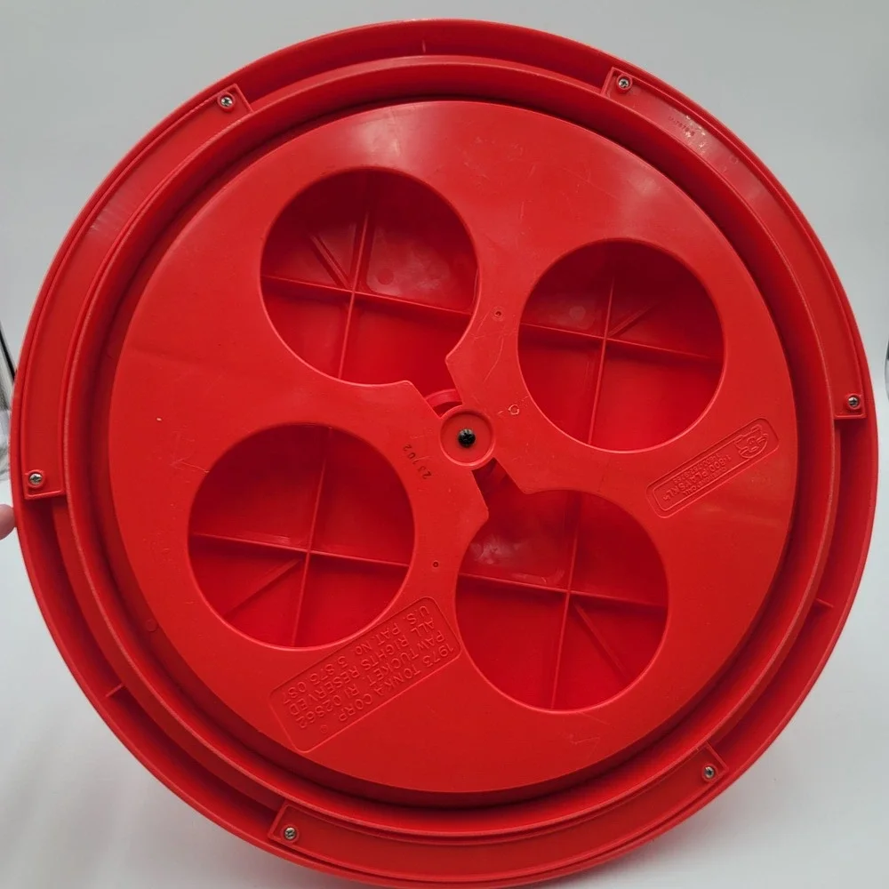 Playskool Sit n Spin Musical Light Up Toy Red Purple Teal Toddler Active Play
